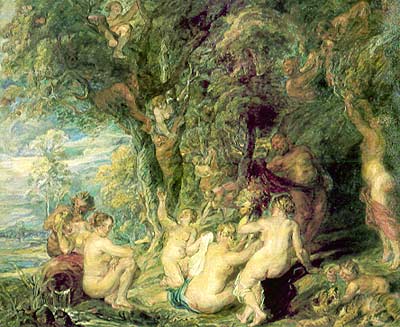 Kopie von Rubens, Nymphen und Satyrn