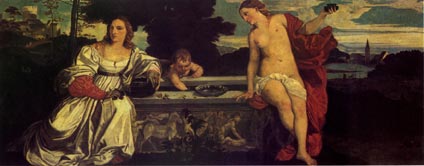 Kopie von Tintoretto, Überredung zur Liebe